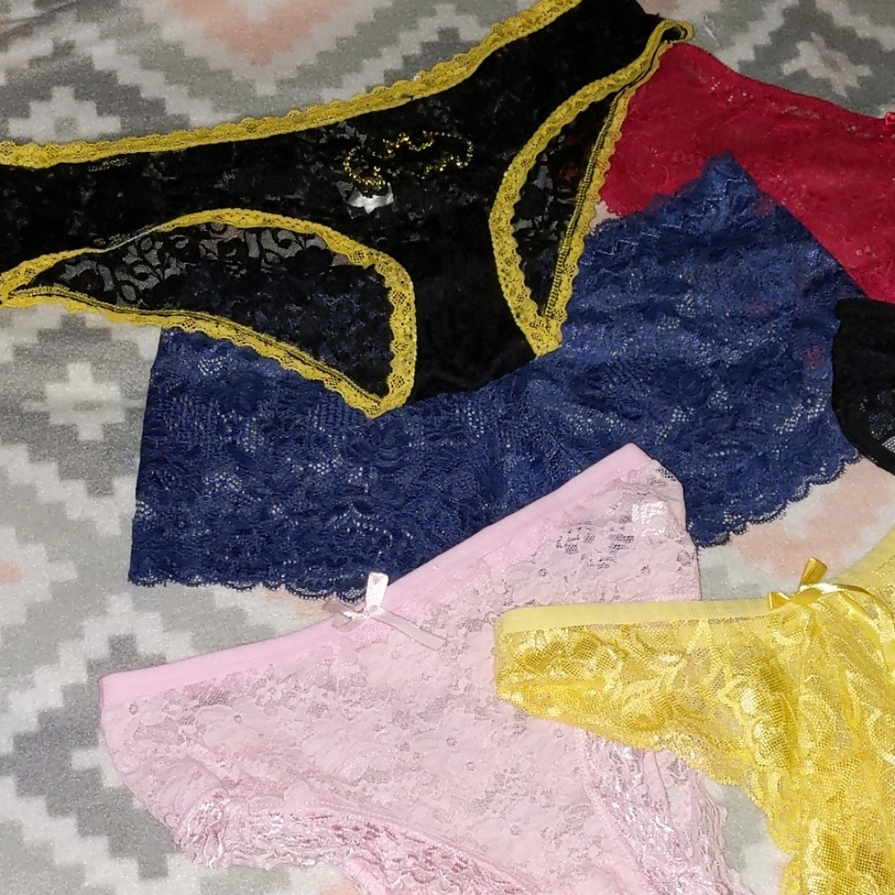 Seven Pairs of Sexy Lacy Panties